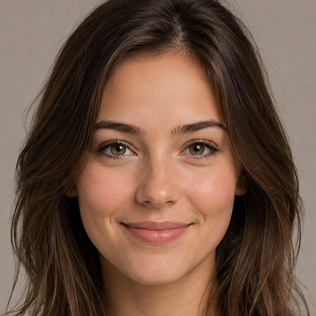 Prepared square face crop from the Morphace demo source image